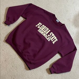 Florida State Seminoles FSU Crewneck Sweatshirt – Size  women XL and men L